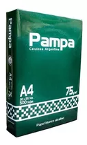 Resma Pampa A4 Multifunción De 500 Hojas De 75g Color Blanco Por Unidad