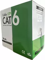 Cable Utp Cat6, 23 Awg, Cca, 305 Mts