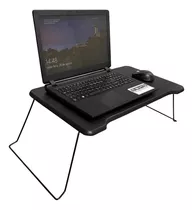 Suporte Base Multiuso Elevada Dobrável Para Notebook - Lh Cor Preto