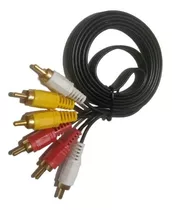 Cable Rca A Rca 1.50 Metros Audio Y Video Tv Dvd