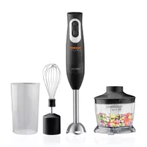 Mixer E Processador Mallory Trikxer Chefpro 500w Black Inox Cor Preto 220v