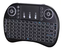 Mini Teclado Inalambrico Mouse Touchpad Android Tv + Con Ñ Color Del Teclado Negro Idioma Español Latinoamérica