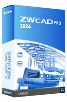 Zwcad Pro - Licença Vitalícia Cad 2d 3d - Dwg Nativo - 2024