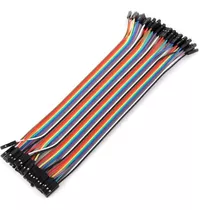 10 Cables 20 Cmt Dupont Alambres Conexión Modulos Arduino