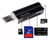 Lector De Memorias Usb All In One Sd Micro Sd Tf Ms M2 Duo