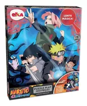 Quebra Cabeça Naruto Shippuden 100 Peças + Lente Mágica-elka