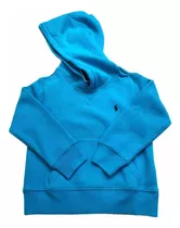 Blusa De Moletom Azul C/capuz Polo Ralph Lauren Promoção