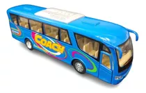 Ônibus Coach 1:24 Azul