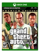 Gta 5 Premium Online Edition Xbox One - Código De 25 Dígitos