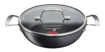 Olla Baja Tefal Unlimited 26cm Antiadherente Color Negro