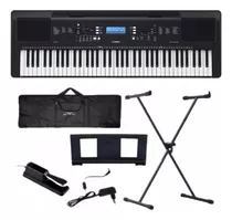 Kit Teclado Yamaha Psr-ew310 + Capa + Suporte + Pedal