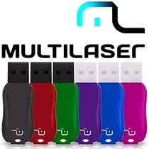 Kit 5 Pen Drive 8gb Titan Multilaser Colors Pd720