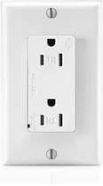 Tomacorriente Con Dps Leviton T5280-w Decora