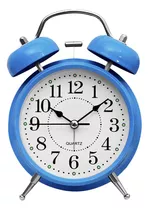 Reloj De Mesa   Analógico Aguia Power Vintage Alto Metal Presente Mesa Antigo Decorativo Despertador  -  Azul 