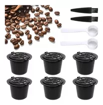 6 Cápsulas Filtros Café Reutilizable Para Cafetera Nespresso