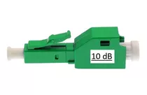Atenuador De Fibra Óptica 10db Lc/apc (verde) 1260nm/1610nm