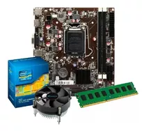 Kit I3 3220 3,3 + Placa Mãe H61 1155 + 4 Gb Ddr3 + Cooler