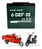  Baterias 12v 20ah Para Moto / Triciclo Eléctrico (6-dfz-20)