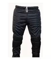 Pantalon De Arquero Golero Niño Adulto Negro Protecciones