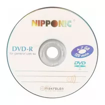 100 Mídia Dvd-r Virgem Gravável 4.7gb Logo Nipponic Ou Emtec