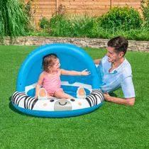 Piscina Inflable Con Toldo Para Bebes  2+nueva. Un Poco M