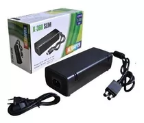 Fonte Cabo Xbox 360 Slim 120w 2a 12v 135w 110/220v 2 Pinos