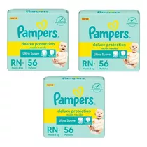 Pampers 168 Pañales Recien Nacido Suave (3 A 6 Kg) - Pañalera Arenita