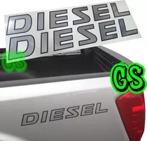 Sticker Adhesivo Logo Diesel Nissan Np300 Pick Up Cromado