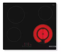 Anafe Vitrocerámico Bosch Pkf611bb8e 60cm 4 Zonas De Cocción Color Negro