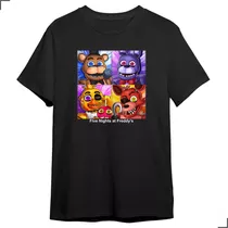 Camisa Básica Five Personagens Jogo Night Freddy Fazbear