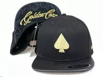 Boné Mcd Golden Core Aba Reta Fitão Preto Snapback Envio Já