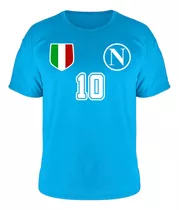 Remera Deportiva Diego Maradona Nápoli Nápoles Italia