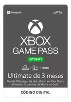 Xbox Game Pass Ultimate 3 Meses [ Codigo Digital México ]