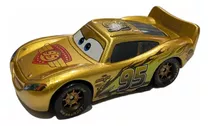 Cars Disney Pixar Relâmpago Mcqueen Gold Metal 1:55