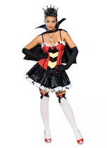 Disfraz Reina De Corazones Para Mujer Talla: M Halloween