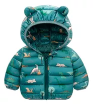 Chaqueta Parka Con Capucha Niño Niña Bebe