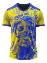 Camiseta Boca Talle Grande  Entrenamiento Deportiva Especial