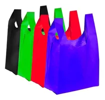 Pack 1000 Bolsa Ecologica 60x35 Tnt Reciclable / Lhua Store