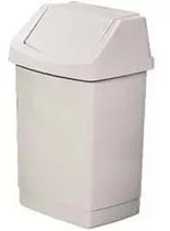 Papelera Elegance Pequeña Con Tapa 8.50 Lts. (8.98 Qt.) Beig