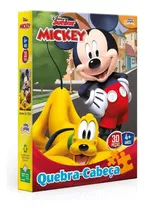 Brinquedo Quebra Cabeça Disney Mickey 30 Peças Toyster 8021
