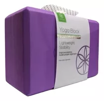 Ladrillo De Yoga Azul Foamy Block Gaiam Color Violeta