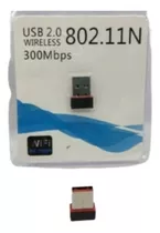 Antena Mini Usb Wifi 300mbps Receptor Adaptador Inalambrico