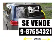 Sticker Adhesivo Personalizado Se Vende Para Autos En Venta