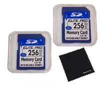 2 Tarjeta Memoria Sd 256 Mb Secure Digital Flash Pack (tm)