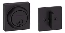 Cerrojo De Control De Llave Contemporáneo Kwikset, Negro Mat