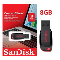 Pen Drive Sandisk 8gb Cruzer Blade - Usb Flash Drive