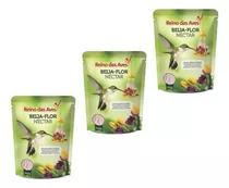 Kit 3 Néctar Para Beija-flor Refil 400gr - Reino Das Aves