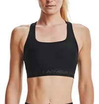 Top Training Under Armour Crossback Mid Ng Mujer
