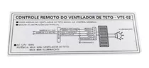 Módulo Receptor Ventilador Teto Vte-02 Vte-04 127v Mondial