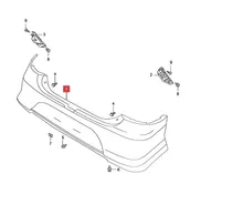 Parachoque Trasero Negro Liso Suzuki Alto 800 Gl 2016-19